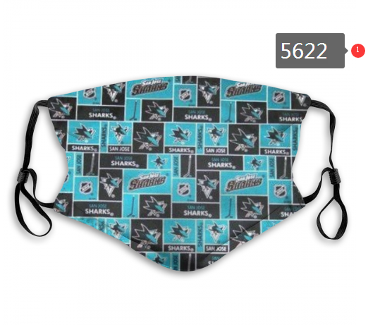 2020 NHL San Jose Sharks #1 Dust mask with filter